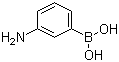 3-氨基苯硼酸分子结构 (CAS 280563-63-5)
