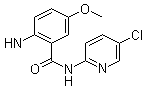 2-氨基-N-(5-氯-2-吡啶基)-5-甲氧基苯甲酰胺分子结构 (CAS 280773-17-3)