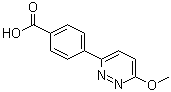 4-(6-Methoxypyridazin-3-yl)benzoic acid molecular structure (CAS 281232-88-0)