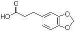 1,3-苯并二恶茂-5-丙酸分子结构 (CAS 2815-95-4)