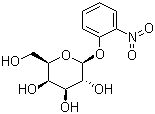 结构式 CAS# 2816-24-2, 2-硝基苯基 beta-D-吡喃葡萄糖苷
