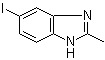 结构式 CAS# 2818-70-4, 5-碘-2-甲基-1H-苯并咪唑