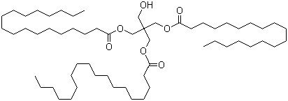 Pentaerythritol tristearate molecular structure (CAS 28188-24-1)