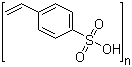 聚(苯乙烯磺酸)分子结构 (CAS 28210-41-5)