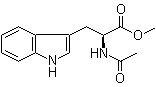 N-乙酰基-L-色氨酸甲酯分子结构 (CAS 2824-57-9)