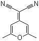 结构式 CAS# 28286-88-6, 2,6-二甲基-4-吡喃亚基丙二腈