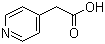 structure of CAS# 28356-58-3, Pyridin-4-ylacetic acid