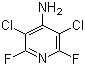结构式 CAS# 2840-00-8, 4-氨基-3,5-二氯-2,6-二氟吡啶