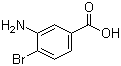 3-氨基-4-溴苯甲酸分子结构 (CAS 2840-29-1)