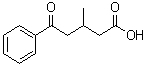结构式 CAS# 2840-61-1, 4-苯甲酰基-3-甲基丁酸