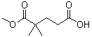 structure of CAS# 2840-71-3, 5-Methoxy-4,4-dimethyl-5-oxovaleric acid;5-Methoxy-4,4-dimethyl-5-oxopentanoic acid