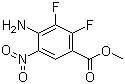 Methyl 4-amino-2,3-difluoro-5-nitrobenzoate molecular structure (CAS 284030-58-6)