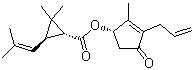 S-Bioallethrin molecular structure (CAS 28434-00-6)
