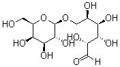 6-O-beta-D-半乳糖基-D-葡萄糖分子结构 (CAS 28447-39-4)