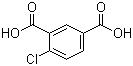 structure of CAS# 2845-85-4, 4-Chloroisophthalic acid;4-Chlorobenzene-1,3-dicarboxylic acid