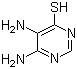 4,5-二氨基-6-巯基嘧啶分子结构 (CAS 2846-89-1)