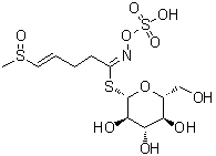 4-Methylsulfinyl-3-butenylglucosinolate molecular structure (CAS 28463-24-3)