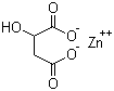 苹果酸锌分子结构 (CAS 2847-05-4)