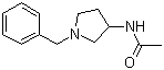结构式 CAS# 28506-01-6, 1-苄基-3-乙酰胺基吡咯烷