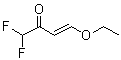 (3E)-4-乙氧基-1,1-二氟-3-丁烯-2-酮分子结构 (CAS 285135-89-9)