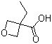 结构式 CAS# 28562-61-0, 3-乙基-3-氧杂环丁烷羧酸