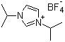 1,3-二异丙基咪唑四氟硼酸盐分子结构 (CAS 286014-34-4)