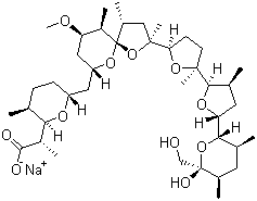 尼日利亚菌素钠盐分子结构 (CAS 28643-80-3)