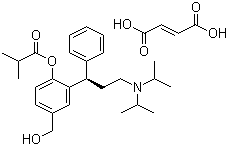 (R)-Fesoterodine fumarate molecular structure (CAS 286930-03-8)