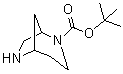 structure of CAS# 286946-98-3, tert-Butyl 2,6-diazabicyclo[3.2.1]octane-2-carboxylate;2,6-Diazabicyclo[3.2.1]octane-2-carboxylic acid 1,1-dimethylethyl ester