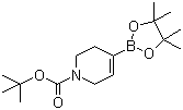 structure of CAS# 286961-14-6, N-Boc-1,2,5,6-tetrahydropyridine-4-boronic acid pinacol ester;3,6-Dihydro-2H-pyridine-1-tert-butoxycarbonyl-4-boronic acid pinacol ester; N-Boc-1,2,5,6-tetrahydropyridine-4-(pinacolato)boronate