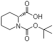 (R)-(+)-N-Boc-2-piperidinecarboxylic acid molecular structure (CAS 28697-17-8)