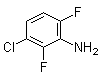 结构式 CAS# 287172-82-1, 3-氯-2,6-二氟苯胺