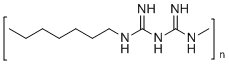 聚己缩胍分子结构 (CAS 28757-47-3)