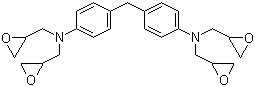 N,N,N',N'-四环氧丙基-4,4'-二氨基二苯甲烷分子结构 (CAS 28768-32-3)