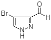 4-Bromo-1H-pyrazole-3-carboxaldehyde molecular structure (CAS 287917-97-9)