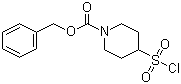 N-苄氧羰基-4-哌啶磺酰氯分子结构 (CAS 287953-54-2)