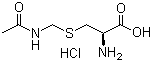 结构式 CAS# 28798-28-9, S-乙酰胺基甲基半胱氨酸盐酸盐