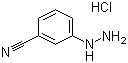 3-氰基苯肼盐酸盐分子结构 (CAS 2881-99-4)