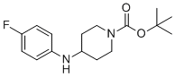 1-Boc-4-(4-fluoro-phenylamino)-piperidine molecular structure (CAS 288573-56-8)