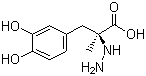 结构式 CAS# 28860-95-9, 卡别多巴; 卡比多巴; (S)-3-(3,4-二羟基苯基)-2-肼基-2-甲基-丙酸