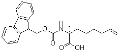 (2S)-2-[[(9H-Fluoren-9-ylmethoxy)carbonyl]amino]-2-methyl-7-octenoic acid molecular structure (CAS 288617-74-3)