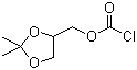 1,2-异丙亚基甘油氯甲酸酯分子结构 (CAS 28863-62-9)