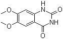 6,7-Dimethoxyquinazoline-2,4-dione molecular structure (CAS 28888-44-0)