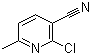 structure of CAS# 28900-10-9, 2-Chloro-6-methyl-3-pyridinecarbonitrile;2-Chloro-3-cyano-6-methylpyridine