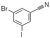 structure of CAS# 289039-21-0, 3-Bromo-5-iodobenzonitrile