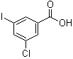 3-Chloro-5-iodobenzoic acid molecular structure (CAS 289039-25-4)