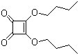 结构式 CAS# 2892-62-8, 方酸二正丁酯; 方形酸二丁酯; 3,4-二正丁氧基-3-环丁烯-1,2-二酮