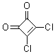 1,2-二氯-1-环丁烯-3,4-二酮分子结构 (CAS 2892-63-9)