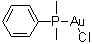 结构式 CAS# 28978-09-8, (二甲基苯基膦)氯化金