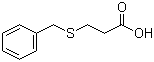 structure of CAS# 2899-66-3, 3-(Benzylthio)propionic acid